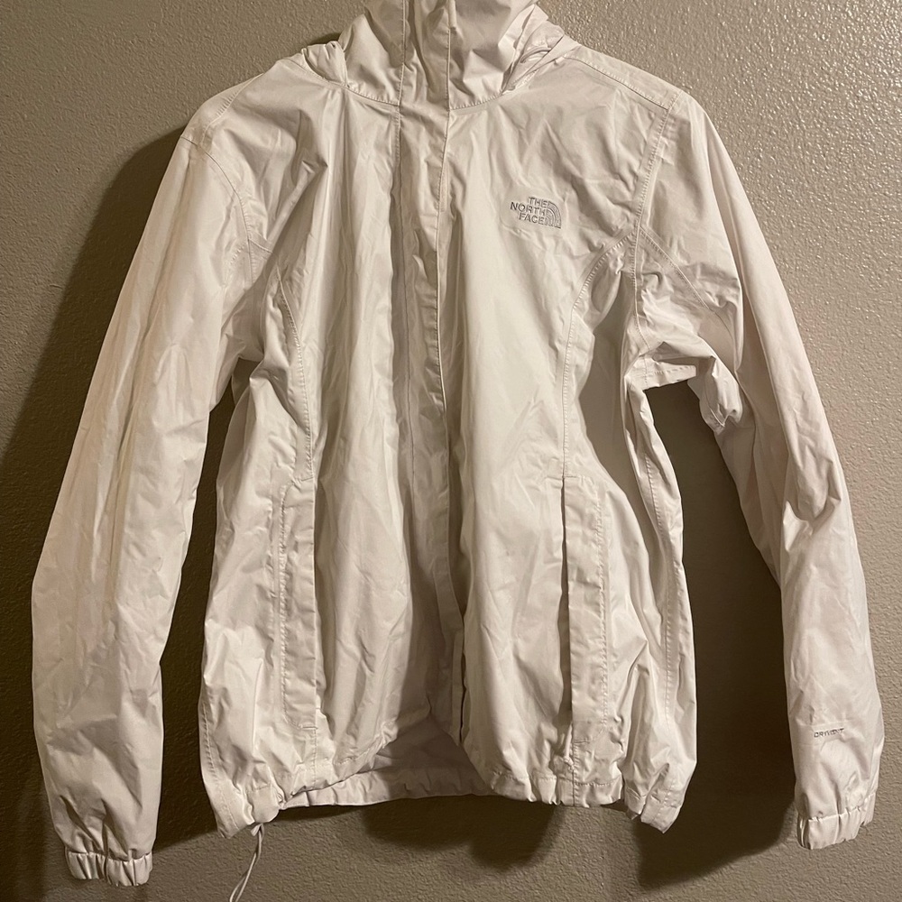 White northface jacket women’s